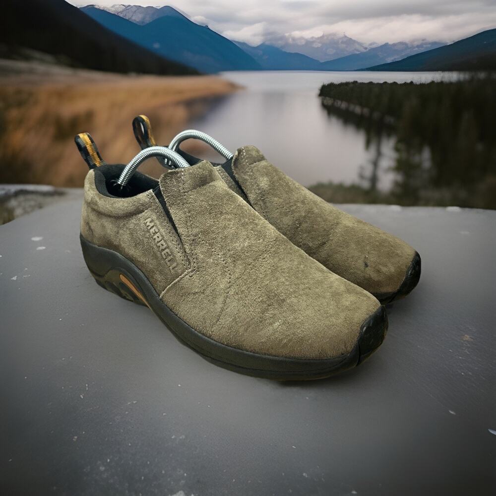 Merrell JUNGLE MOC Brown Slip On Moc Shoes Womens Sz 11